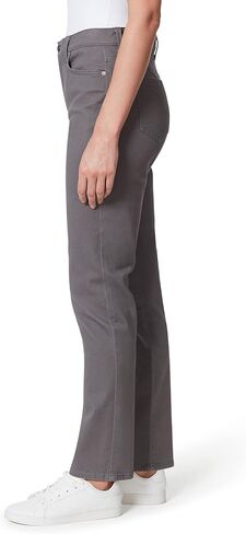 Gloria Vanderbilt Women's Amanda Classic High Rise Tapered Jean, Flint Grey, 18 Short in Saudi Arabia