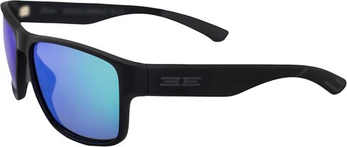 Epoch Charlie Sport Motorcycle Sunglasses Black Frame Polarized Green Mirror in Saudi Arabia