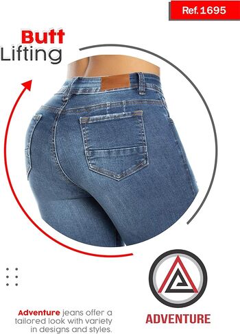 مغامرة جينز كولومبي للنساء بنطلونات كولومبيانوس ليفانتا كولا in Kuwait