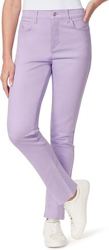 Gloria Vanderbilt Women's Amanda Classic High Rise Tapered Jean, Sweet Violet, 14 Petite in Saudi Arabia