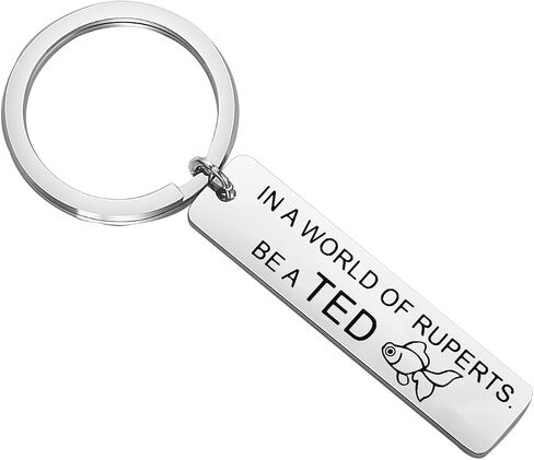 Ted Coach Keychain Lasso Tv Show Fans Gift Soccer Coach Gift Ted Laso Lover Gift in Saudi Arabia