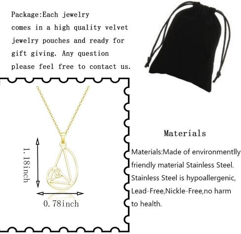 DGHJ النسبة الذهبية قلادة القرط المثلث الذهبي هدية العلوم هدية التخرج الهندسة المقدسة الرياضيات هدية للنساء فتاة in Kuwait