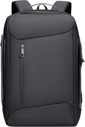 حقيبة ظهر للكمبيوتر المحمول للأعمال مضادة للسرقة من WITZMAN للرجال مع منفذ شحن USB حقيبة ظهر ذكية للعمل مقاس 15.6 بوصة للكمبيوتر المحمول (BN008 أسود) in Kuwait