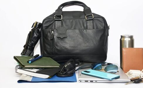 توريش شنطة سفر تنفيذية مصنوعة يدويا من الجلد الطبيعي 100% للجنسين in Kuwait