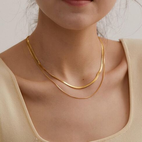 عقد على شكل قلب مطلي بالذهب عيار 14 قيراط للنساء من كرودان بتصميم قلب مفتوح صغير مع مشبك ورقي انيق سلسلة ذهبية مرصعة بالالماس للنساء هدايا للنساء in Kuwait