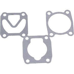 CNBTR Air Compressor Cylinder Head Base Valve Plate Sealing Gasket Pad Gray Pack of 3