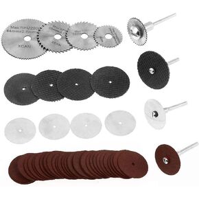 55pcs/set HSS Cutting Dsics Mandrel Rotary Tools Grinding Accessories Abrasive Tool Kit