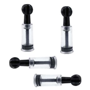 4 x Nipple Corrector, Nipple Inverted, Flat and Shy Nipples for Mom (Black)