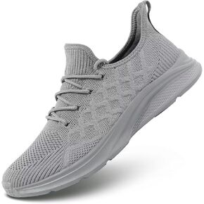 Vooncosir Mens Walking Shoes Comfortable Fashion Slip on Running Sneakers Work Tennis Sport Athletic Shoes Mesh Lightweight