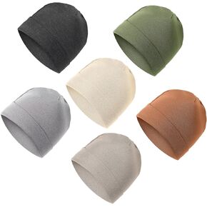6 Pcs Baby Hats,Soft Cotton Newborn Beanie Warm Head for Preemie Winter Infant Caps for Boys,Girls
