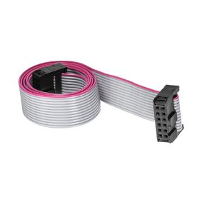 DMiotech 12Pin Flat Ribbon Cable Type-A FC to FC 1.64ft 2.54mm Pitch IDC Grey Wire for Digital Cameras, Computers