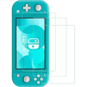 Screen Protector for Nintendo Switch Lite, 3 PCS Tempered Glass Designed for Nintendo Switch Lite, HD, 9H Hardness, 0.33mm, Anti Scratch, Bubble Free, Easy to Install