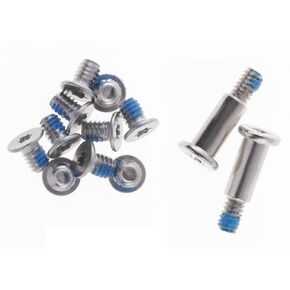 10 x T5 Screws Torx M2x3,2 x PM Screws M2X8,Screw Kit for Dell XPS 9550 Base Cover and System Badge, Silver