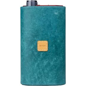 MITER Case for iFi iDSD Diablo 2, Handmade Pueblo Leather Case Cover (Turkish Blue)