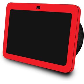 Skin Compatible with Amazon Echo Show 8 (3rd Gen, 2023) - Solid Red - Premium 3M Vinyl Protective Wrap Decal Cover - Easy to Apply | Crafted in The USA by MightySkins