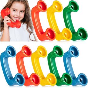 Whisper Reading Phones 4 Colors Small Reading Phone Hear Myself Sound Phone Speech Therapy Toy Tool for Classroom Accelerate Reading Fluency Comprehension and Pronunciation for Kids and Adults