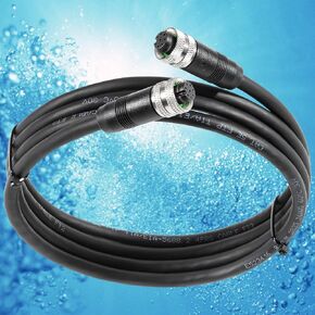 Replacement for Humminbird 720073-6 Boat Ethernet Cable 5 Feet, Compatible with All Helix 15, Helix 12, Helix 10, Helix 9, Helix 8, Helix 7, All Apex Solix Onix Models, Black