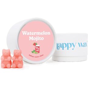 Happy Wax Amalfi Scented Bear Wax Melts - Natural Strong Scented Summer Wax Melts Infused w/Essential Oils - Non Toxic Wax Melt & Pet Safe Wax Melts - (4 oz Tin)