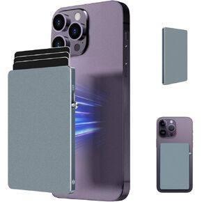 Magnetic Card Holder Wallet for Magsafe Wallet, Minimalist Slim Card Wallet for Phone,Pop Up Magnetic Wallet,Slim Metal Wallet Card Holder Compatible with iPhone 15/14/13/12/Pro/Pro Max/Mini Series