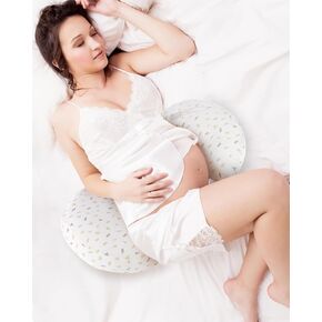 Pregnancy Pillows for Sleeping, Wedge Body Maternity Pillow with Removable Cover - Support for Back, Legs, Belly, HIPS for Pregnant Women