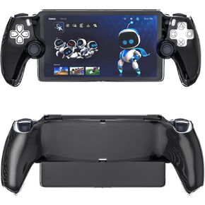 HEATFUN PS Portal Protective Case, Hard Cover Case for PlayStation Portal Remote Player, Shockproof Protective Cover Case - Black