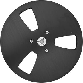 5 Inches Empty Tape Reel, 3 Holes Universal Open Reel Sound Tape Empty Reel, Empty Aluminum Alloy Takeup Reel for Tape Recorder Repairing