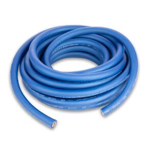 NVX XW0BL25 25 ft. of Frosted Blue 1/0-Gauge True Spec 100% Oxygen-Free Copper EnvyFlex Power/Ground Wire