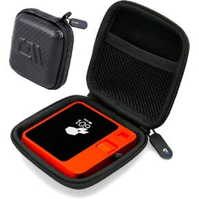 CASEMATIX Carry Case Compatible with Rabbit R1 AI Personal Assistant Device Pocket Companion in an EVA Hard Shell with Accessory Pocket - includes Travel Case Only
