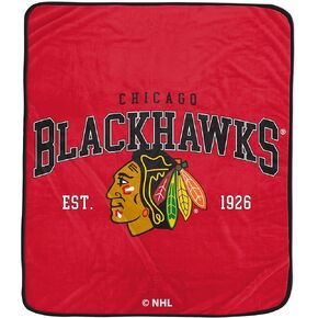 Pegasus Sports Officially Licensed NHL Vintage Arch Block Ultra Soft Blanket