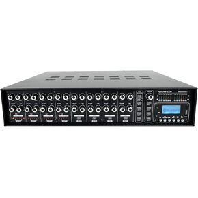 Rockville Rock 4 Zone 70 Volt Commercial Amplifier+Matrix Source Routing (Rock Matrix 4)
