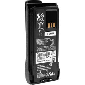Fumei 2300mAh Li-ion Battery Pack PMNN4808A with Belt Clip Compatible with Motorola R7 R7A Two-Way Radio