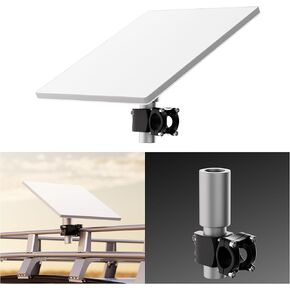 for Starlink Mini Mount, RV Mount for Starlink Mini Compatible with Original Pipe Adapter for Pole Mount on Car, RV Ladder, Yacht