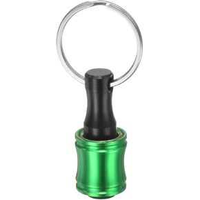HARFINGTON Bit Holder 1/4" Hex Shank Portable Aluminum Alloy Quick Change Extension Bar Screwdriver Drill Screw Adapter Tool for Impact Driver, Red
