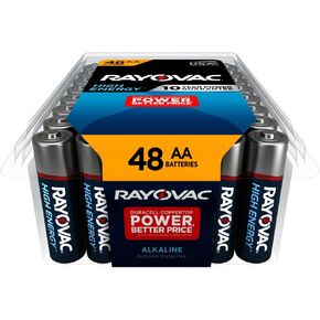 Rayovac AA Batteries, Double A Battery Alkaline, 60 Count