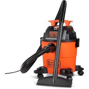BLACK+DECKER Shop Vacuum Wet and Dry, 4 Gallon 3.0 Peak HP, Portable Shop Vac with Accessories, Home and Car Vacuum Cleaner(BDXV18301P-4A)