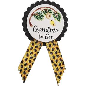 Honey Bee Baby Shower Pins for Family Honeycomb by Amy's Bubbling Boutique
