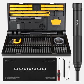 Precision screwdriver set,70 in 1 mini tool kit,with 48 magnetic screwdriver bit set,Small screwdriver set for Pc,laptops,Tablets,Electronics,Apple watches,Computers, LCD screens,Phone repair kit