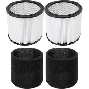 2pack Replacement Filter for Shop Vac Filters 5-12 Gallon Wet/Dry Cartridge Filter Compatible with Shopvac Filter 90304 90350 90585
