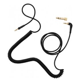 AIAIAI C02-Coiled w/adaptor-black-4mm-1.5m, 3.5 mm, 0, 4mm-1.5m (1302)