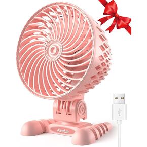USB Desk Fan, Table Fan with CVT Variable Speeds, Quiet Portable, Desktop Mini Personal Fan for Room, Home, Office Purple