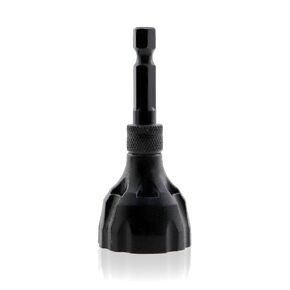 Deburring External Chamfering Tool YG8X Carbide Tipped Blades 3-20mm Alloy Threaded Edge Hand Drill Tool for Stainless Steel Hard Steel Mild Steel Aluminum Copper Plastic Black