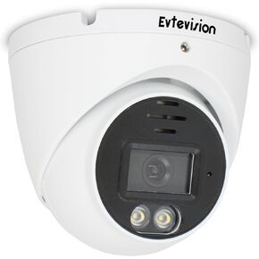 كاميرا Turret Poe بدقة 5 ميجابكسل، كاميرا IP خارجية عالية الدقة PoE مع ميكروفون/صوت، كاميرات مراقبة أمنية بدقة 5 ميجابكسل، رؤية ليلية بطول 65 قدمًا، مجال رؤية 100 درجة، اكتشاف ذكي للإنسان، تخزين بطاقة Micro SD (غير متضمنة)