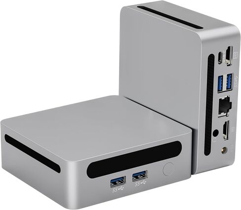 Mini PC AMD Ryzen 7 5700U Up to 4.3GHz 8C/16T, 16GB RAM 500GB SSD Graphics 8core 1900 MHz, Mini Computers Micro Desktop PC Support 4K Triple Display/WiFi6/BT5.2/Gaming Mini Computer/Office/Home in Saudi Arabia