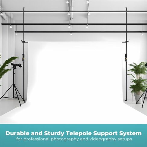 Flashpoint Deluxe Telepole Support System, Black, Pair in Kuwait