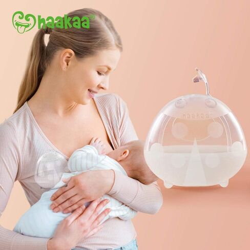 haakaa Ladybug Silicone Milk Collector, Grey, 75 ml, 1 Count in Saudi Arabia