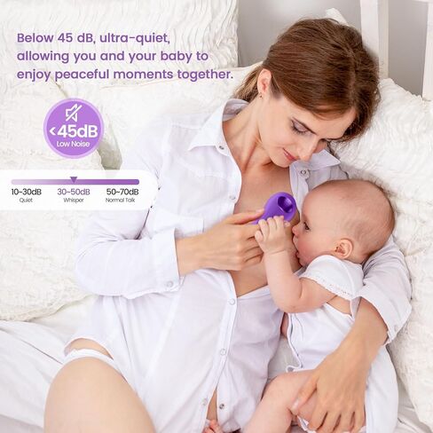 Warming Lactation Massager for Breastfeeding 3-in-1 Nursing Baby Pump Mom Breast,Soft Breast Massager Rapid Heating Relieve Ducts Clog,Mastitis,Engorgement and Pain,Increase Milk Flow (Purple) in Saudi Arabia