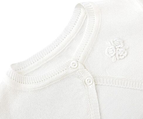 Lilax Baby Girls' Long Sleeve Cardigan Shrug, Button Closure Bolero in Kuwait