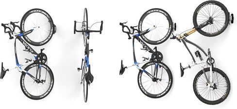 TORACK 2-Pack Swivel Bike Wall Hangers, Wall Mount Bike Hooks for Garage Vertical Space Saving Bike Wall Rack Garage Home Bike Storage in Saudi Arabia