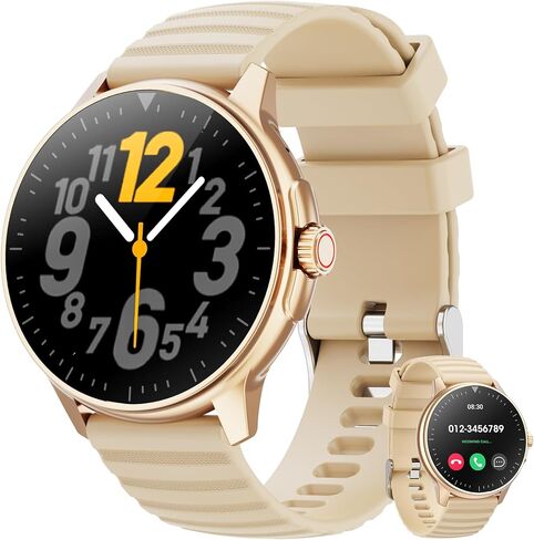 Smart Watch for Men Women Answer/Make Calls, 1.39''Touch Screen Fitness Tracker with 110+Sports Modes,Voice Assistant Fitness Watch,IP67 Waterproof Smartwatch for Android iOS in Saudi Arabia