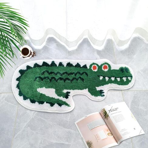 Tiger Shaped Rug Bath Mat Pink Tiger Bathroom Rug Non-Slip Door Mat Animals Printed Area Rug Carpet Small Home Decor Mat Playmat Bathroom Shower Rugs, 33.5x21.6inch in Kuwait
